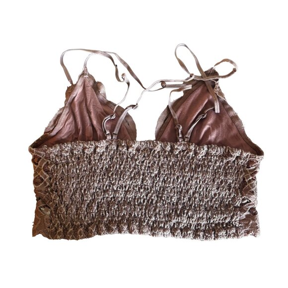171. Mauve Lace Bralette – Size Large, Soft & Stretchy - Picture 2 of 3